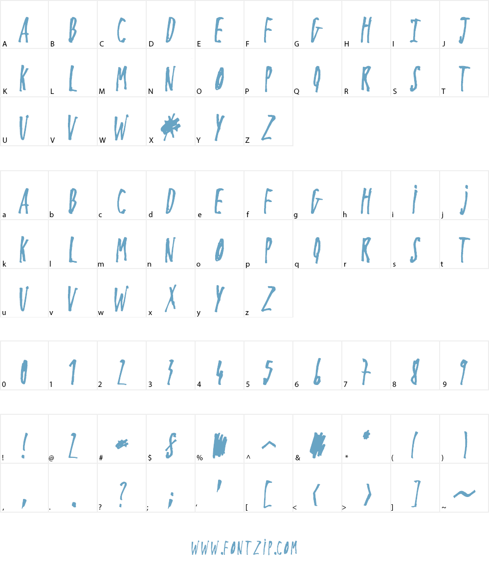 Yo Lobi Font Character